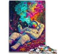 Puzzles 1000 pièces pour Adolescents, astronautes psychédéliques, Jouets éducatifs, décoration intérieure Unique et Cadeaux pour Les 14 Ans et Plus, 50x75cm