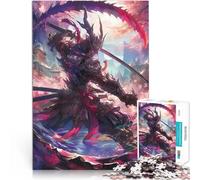 Puzzles 1000 pièces pour Adolescents Aura du samouraï Japonais Jeu Familial Anti-Stress Défi Difficile Une œuvre d'art 75x50cm