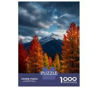 Puzzles 1000 Pièces pour Adolescents Autumn Mountain Landscape in The Rain Puzzles pour Adolescents - Jeux Relaxants Et Anti-Stress - Idéal comme Cadeau pour Toute La Famille 38x26cm/1000pcs