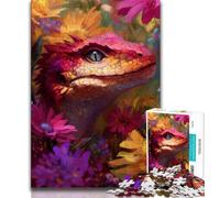 Puzzles 1000 pièces pour Adolescents, bébé Dragon Fleuri, Difficiles à réaliser, mais Amusants et Humoristiques, Cadeaux d'anniversaire et Cadeaux Uniques (38x26cm)