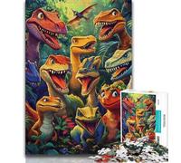 Puzzles 1000 pièces pour Adolescents bébés Dinosaures 1000 pièces pour Adultes Cadeaux pour Amoureux ou Amis (26x38cm)