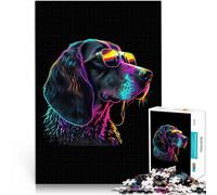 Puzzles 1000 pièces pour Adolescents Braque Allemand à Poil Court Jeu éducatif Défi Jouet Convient pour la décoration de Bureau 26x38cm