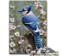 Puzzles 1000 pièces pour Adolescents, Cadeau éducatif, Oiseau Bleu, idéal comme Cadeau pour Toute la Famille (50x75cm)