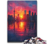 Puzzles 1000 pièces pour Adolescents, Cadeaux Animaux Cerfs, Anti-Stress, défi Difficile, idéal comme Cadeau pour Toute la Famille 38x26cm