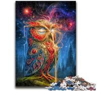 Puzzles 1000 pièces pour Adolescents, Cadeaux, Animaux fantastiques, Hibou, Jeu Stimulant et éducatif en Famille pour Anniversaire et Noël, 50x75cm