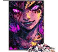 Puzzles 1000 pièces pour Adolescents, Cadeaux Anime Demon Girl, Difficile avec des pièces entièrement emboîtables de Formes aléatoires (Taille 50x75cm)