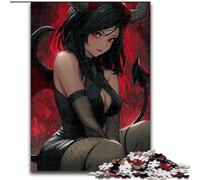Puzzles 1000 pièces pour Adolescents, Cadeaux Anime Demon Girl, Jouet éducatif et décompressant, idéal comme Cadeau pour Toute la Famille (Taille 26x38cm)