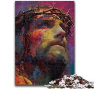 Puzzles 1000 pièces pour Adolescents, Cadeaux, Art de Jésus, Jouets éducatifs, activités Amusantes à la Maison, Cadeaux d'anniversaire, Cadeaux de Voyage 50x75cm