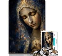 Puzzles 1000 pièces pour Adolescents, Cadeaux, Art de la Vierge Marie, Puzzle Adulte, Jeux éducatifs familiaux, décoration d'intérieur, Cadeau (Taille 38x26cm)