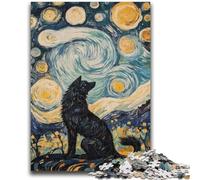 Puzzles 1000 pièces pour Adolescents, Cadeaux, Art du Loup, Puzzles pour Adultes, Jeux éducatifs, décoration d'intérieur, Convient pour la décoration de Bureau (50x75cm)