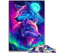 Puzzles 1000 pièces pour Adolescents, Cadeaux Art Wolf, Puzzle éducatif, idéal comme Cadeau pour Toute la Famille (50x75cm)