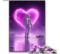 Puzzles 1000 pièces pour Adolescents, Cadeaux astronautes, Jouet éducatif et décompressant, Cadeau d'anniversaire, décoration Murale (Taille 26x38cm)