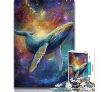 Puzzles 1000 pièces pour Adolescents, Cadeaux Baleine spirituelle, Jouets éducatifs, Jeux familiaux, Jeu éducatif pour Anniversaire, Noël (38x26cm)