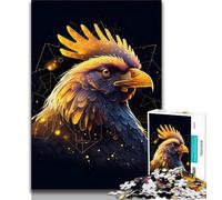 Puzzles 1000 pièces pour Adolescents, Cadeaux, Beau Coq, 1000 pièces pour Adolescents, Anti-Stress, séjour, Tue Le Temps, Interaction Parent-Enfant (Taille 75x50cm)