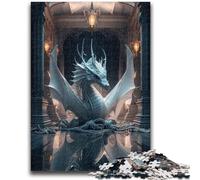 Puzzles 1000 pièces pour Adolescents, Cadeaux Brave Dragon, Jouet éducatif et éducatif, idéal comme Cadeau pour Toute la Famille, 26x38cm
