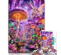 Puzzles 1000 pièces pour Adolescents, Cadeaux, Champignons fantastiques, Puzzle Adulte, Jeux éducatifs familiaux, décoration d'intérieur, Cadeau (Taille 38x26cm)