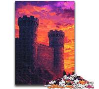 Puzzles 1000 pièces pour Adolescents, Cadeaux, châteaux médiévaux pour Adultes, Jeux éducatifs, Jouets à Faire soi-même, Superbes Cadeaux et Jouets 38x26cm