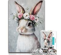 Puzzles 1000 pièces pour Adolescents, Cadeaux de Pâques, Jeu éducatif Familial, idéal pour la décoration de Bureau, 38x26cm