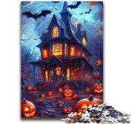 Puzzles 1000 pièces pour Adolescents, Cadeaux d'halloween, château, adapté aux Enfants de 14 Ans et Plus, Jeux familiaux, à Offrir en Cadeau à Toute la Famille, 26x38cm