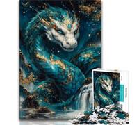 Puzzles 1000 pièces pour Adolescents, Cadeaux Dragon mystérieux 1000 pièces pour Adolescents, Jeux éducatifs, décoration d'intérieur, Cadeau d'anniversaire, Cadeaux, Art Mural (Taille 38x26cm)