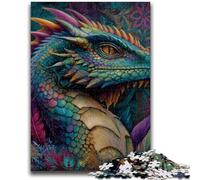 Puzzles 1000 pièces pour Adolescents, Cadeaux, Dragon Volant, Graffiti, Convient aux Enfants de 14 Ans et Plus, Jeux familiaux, offrez-Les en Cadeau à Toute la Famille, 50x75cm