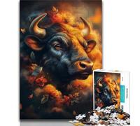 Puzzles 1000 pièces pour Adolescents, Cadeaux Fantasy Yak, Jeu Familial Anti-Stress, défi Difficile, adapté aux Couples (75x50cm)