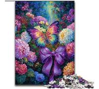 Puzzles 1000 pièces pour Adolescents, Cadeaux Fleurs et Papillons, Jouet éducatif et décompressant, idéal comme Cadeau pour Toute la Famille (Taille 50x75cm)