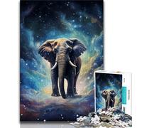 Puzzles 1000 pièces pour Adolescents, Cadeaux Galaxies Éléphants 1000 pièces pour Adolescents, Jeu de Quiz idéal comme Cadeau pour Toute la Famille (Taille 75x50cm)