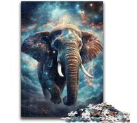 Puzzles 1000 pièces pour Adolescents, Cadeaux Galaxies Éléphants, Puzzle 1000 pièces, Jeux éducatifs, décoration d'intérieur, Cadeau d'anniversaire, Cadeaux, Art Mural (75x50cm)