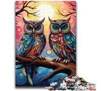 Puzzles 1000 pièces pour Adolescents, Cadeaux, Hibou coloré, Puzzles pour Adultes, Jouets éducatifs, Jeux familiaux, Anniversaires et Cadeaux Uniques (50x75cm)