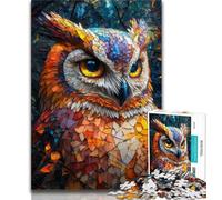 Puzzles 1000 pièces pour Adolescents, Cadeaux Hibou mystérieux, Jouets éducatifs pour la Famille, Jeu éducatif pour Anniversaire, Noël (75x50cm)