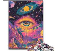 Puzzles 1000 pièces pour Adolescents, Cadeaux, œil de rêve, défi d'intelligence cérébrale, Jouets addictifs, Cadeau d'anniversaire, Cadeaux, Art Mural 38x52cm