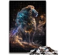 Puzzles 1000 pièces pour Adolescents, Cadeaux Infinite Pride of The Lion, adaptés aux Enfants de 14 Ans et Plus, Jeux familiaux, à Offrir en Cadeau pour Toute la Famille, 26x38cm