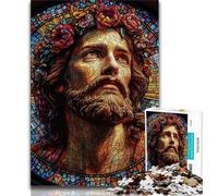 Puzzles 1000 pièces pour Adolescents, Cadeaux Jésus, Difficile à réaliser, mais Amusant et Humoristique, Cadeau d'anniversaire, Cadeaux, Art Mural 38x26cm