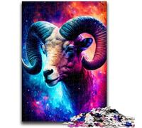 Puzzles 1000 pièces pour Adolescents, Cadeaux, Jeux éducatifs, détente, chèvre, pour Anniversaires et Noël, à partir de 14 Ans, 50x75cm