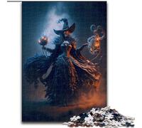 Puzzles 1000 pièces pour Adolescents, Cadeaux La Sorcière, Jouet éducatif et décompressant, idéal comme Cadeau pour Toute la Famille (Taille 50x75cm)