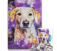 Puzzles 1000 pièces pour Adolescents, Cadeaux Labrador Style Basquiat, 1000 pièces pour Adolescents, Jeux éducatifs, décoration d'intérieur, Cadeau d'anniversaire, Cadeaux, Art Mural (Taille 38x26cm)