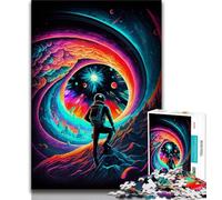 Puzzles 1000 pièces pour Adolescents, Cadeaux L'Œil de l'espace, 1000 pièces pour Adultes, Jouet éducatif intellectuel décompressant, décoration Parfaite (Taille 75x50cm)