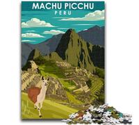 Puzzles 1000 pièces pour Adolescents,Cadeaux Machu Picchu,Pérou,Voyage,pour Les 14 Ans et Plus,Jeu de Quiz,activités Amusantes à la Maison,Cadeau d'anniversaire,Cadeaux de Voyage (Taille 50x70cm)