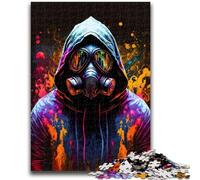 Puzzles 1000 pièces pour Adolescents, Cadeaux masqués pour Les 14 Ans et Plus, Jeu de Quiz Amusant à la Maison, Cadeaux d'anniversaire, Cadeaux de Voyage 50x75cm