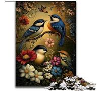 Puzzles 1000 pièces pour Adolescents, Cadeaux Monde des Fleurs et des Oiseaux, Jouet éducatif et décompressant, idéal comme Cadeau pour Toute la Famille (Taille 26x38cm)