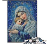 Puzzles 1000 pièces pour Adolescents, Cadeaux Notre-Dame de Marie, Jouet éducatif et décompressant, idéal comme Cadeau pour Toute la Famille (Taille 26x38cm)