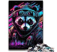 Puzzles 1000 pièces pour Adolescents, Cadeaux, Panda néon, Jouet éducatif, idéal comme Cadeau pour Toute la Famille, 50x75cm