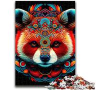 Puzzles 1000 pièces pour Adolescents, Cadeaux Panda Roux, adaptés aux 14 Ans et Plus, Jeux familiaux, à Offrir en Cadeau pour Toute la Famille, 50x75cm