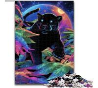 Puzzles 1000 pièces pour Adolescents, Cadeaux Panthère de la Jungle, Jouet éducatif et décompressant, Cadeau d'anniversaire, décoration Murale (Taille 50x75cm)