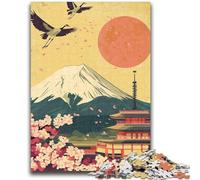Puzzles 1000 pièces pour Adolescents, Cadeaux, paysages Japonais, Puzzles pour Adultes, Jouets éducatifs, Jeux Anti-Stress, Cadeaux d'anniversaire Uniques (75x50cm)