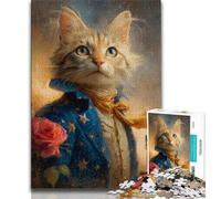 Puzzles 1000 pièces pour Adolescents, Cadeaux Petit Prince Chat 1000 pièces pour Adolescents, pour Un Jeu Stimulant et Familial (Taille 75x50cm)