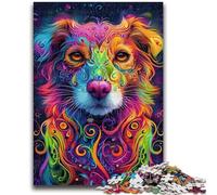 Puzzles 1000 pièces pour Adolescents, Cadeaux psychédéliques pour Chiens, Exercices cérébraux, Jouets addictifs pour cultiver la Patience, Collection d'artistes, Beaux-Arts 50x75cm