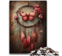 Puzzles 1000 pièces pour Adolescents, Cadeaux, Puzzle Attrape-rêves Papillon, éducatif et idéal comme Cadeau pour Toute la Famille (26x38cm)