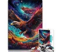 Puzzles 1000 pièces pour Adolescents, Cadeaux, Puzzles Aigle colorés, Jouets de Jeu, Chaque pièce est Unique - Jeu Familial Stimulant et Amusant (Taille 38x26cm)